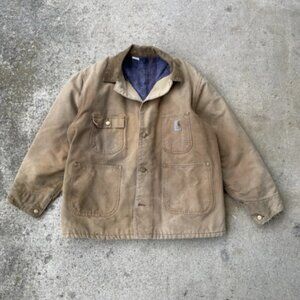 Carhartt Blanket Lined Faded Chore Jacket